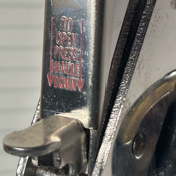 Dwight & M H Jackson Supply Co Vintage Pocket Seal Stamp Press Tool Chicago USA - Picture 8 of 8